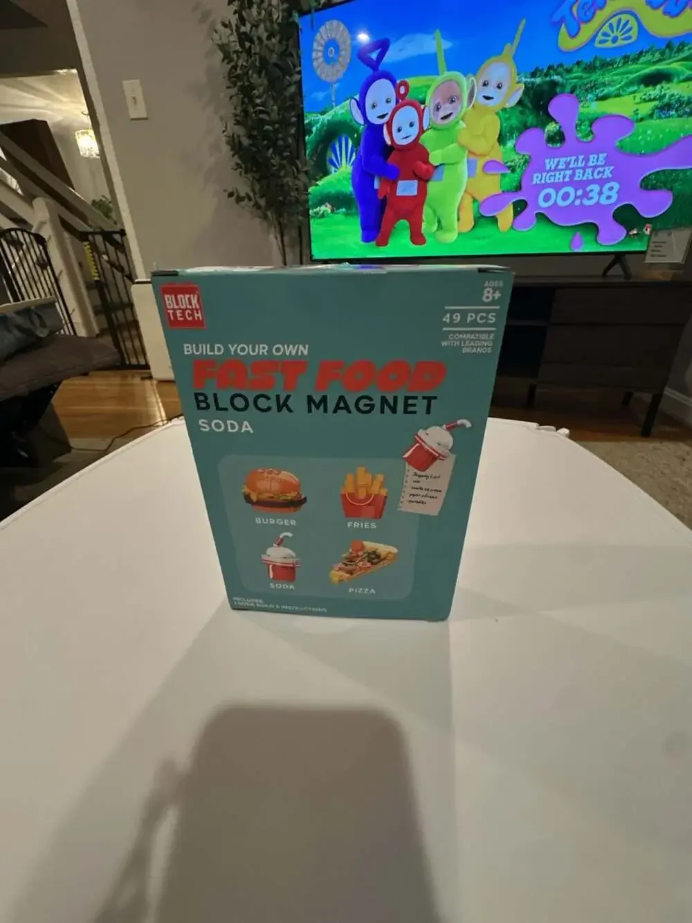 Block Tech Build Your Own Fast Food Block Magnet - Soda Set